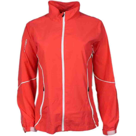 Page & Tuttle Free Swing Peached Windbreaker Womens Red Casual Athletic Outerwea