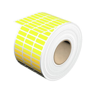 Weidmüller THM MT30X 18/6 GE - Yellow - Self-adhesive printer label - Polyester - Thermal Transfer - -40 - 150 °C - 1.8 cm