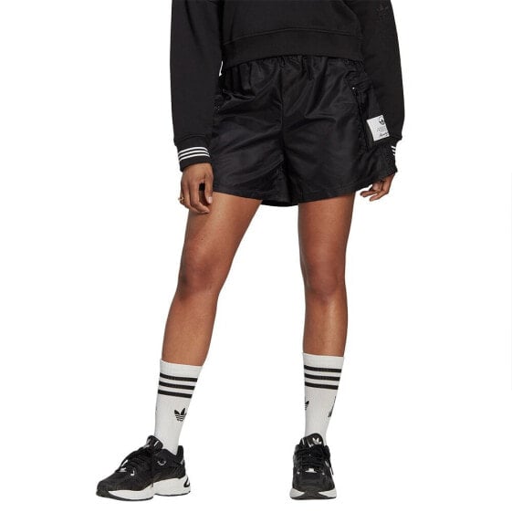 ADIDAS ORIGINALS High-Waist Nylon shorts