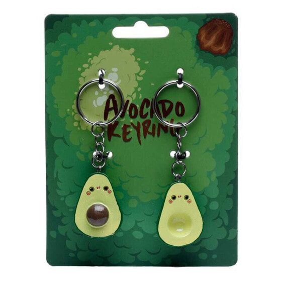 PUKATOR Set Of 2 Avocado Keyrings