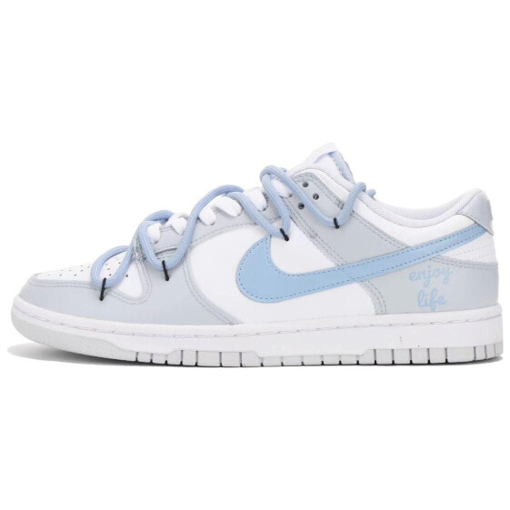 【定制球鞋】 Nike Dunk Low “Pure Platinum” 高街 Vibe风 防滑耐磨 低帮 板鞋 男款 灰蓝 / Кроссовки Nike Dunk Low DV0831-101