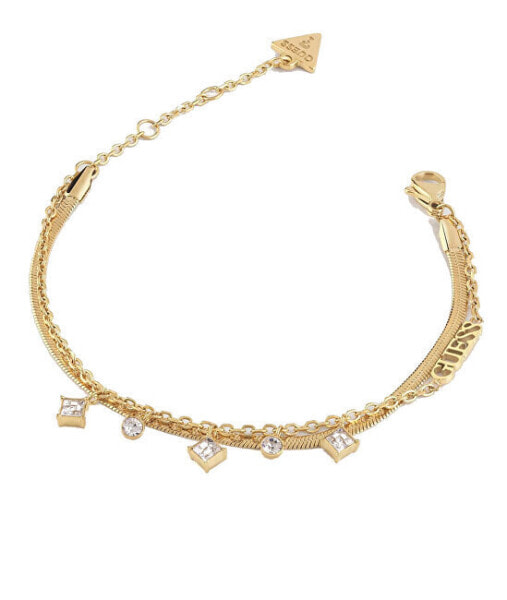 Perfect Liaison Double Gold Plated Bracelet JUBB03068JWYGWH