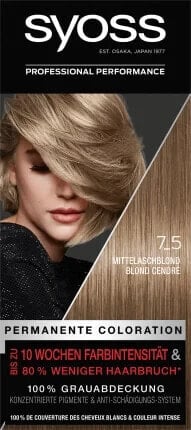 Haarfarbe 7_5 Mittelaschblond, 1 St