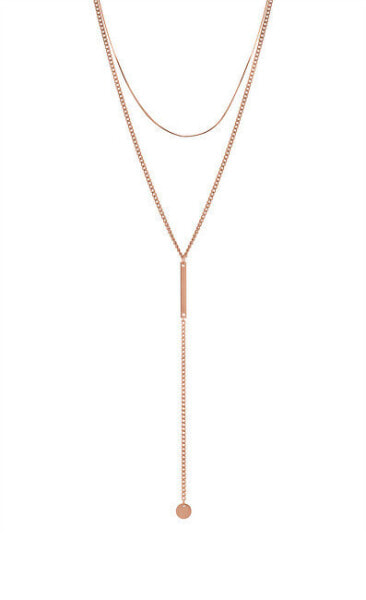 Elegant bronze necklace VGX1760RG/RE