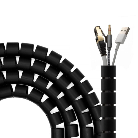 Органайзер для кабелей AISENS A151-0605 Чёрный Пластик