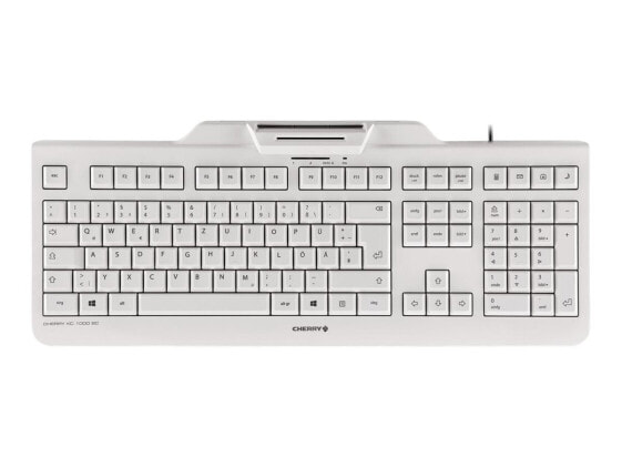 Cherry KC 1000 SC Tastatur"Grau Deutsch Kabelgebunden
