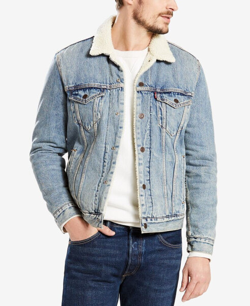Куртка джинсовая Levi's Regular Fit Sherpa для мужчин