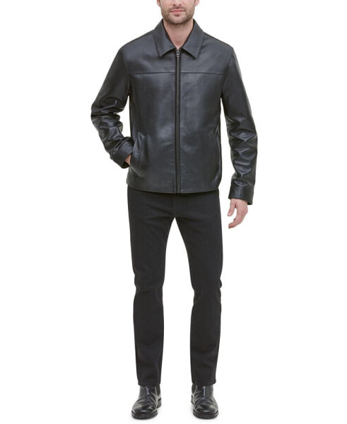 Men's Leather Jacket, Created for Macy's