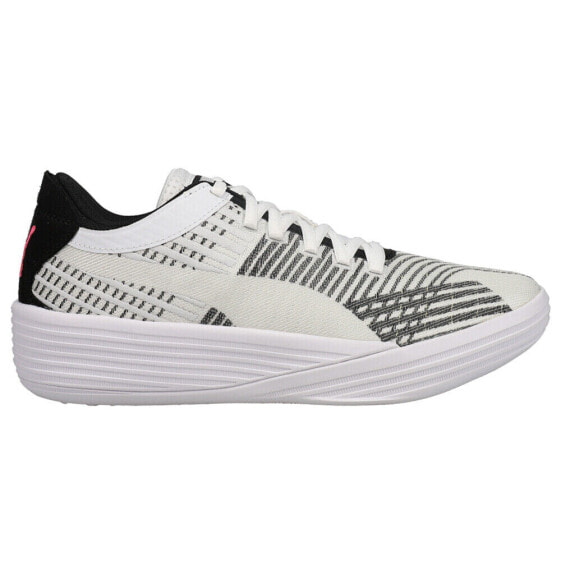 Puma Clyde AllPro Basketball Mens Black, Off White Sneakers Athletic Shoes 1940