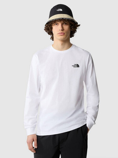 The North Face M l/s redbox tee in tnf white