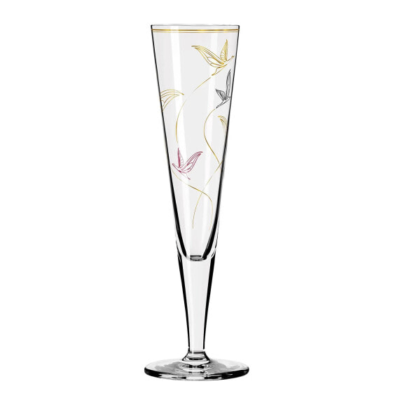 Champagnerglas Goldnacht Birds