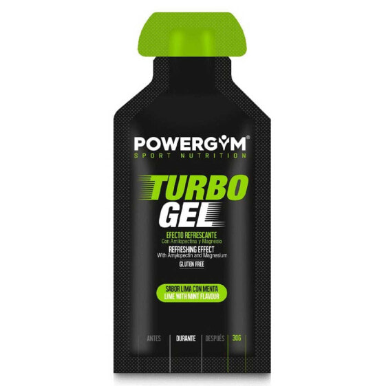 Энергетический гель Powergym TurboGel 30 г Лимон и мята