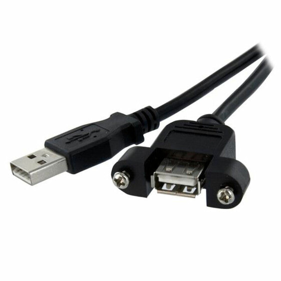 Кабель Micro USB Startech USBPNLAFAM3 90 cm Чёрный