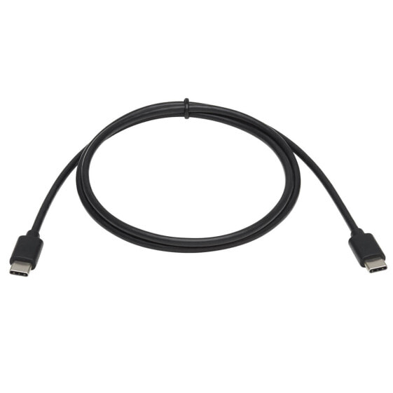 Tripp U040-003-C USB-C Cable (M/M) - USB 2.0 - Black - 3 ft. (0.91 m) - 0.9 m - USB C - USB C - USB 2.0 - 480 Mbit/s - Black