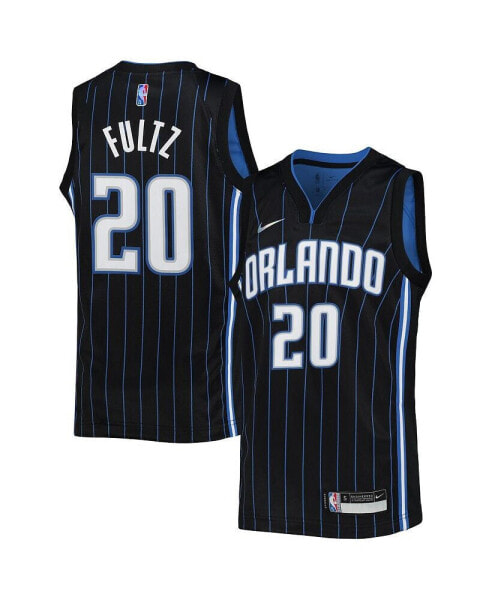 Big Boys Markelle Fultz Black Orlando Magic 2021/22 Diamond Swingman Jersey - Icon Edition