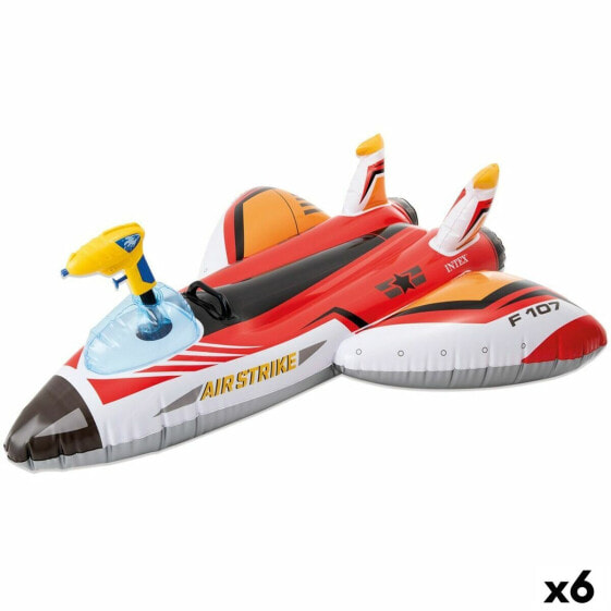 Надувной матрас Intex Водяной пистолет Самолет 117 x 117 cm (6 штук) Summer Fun