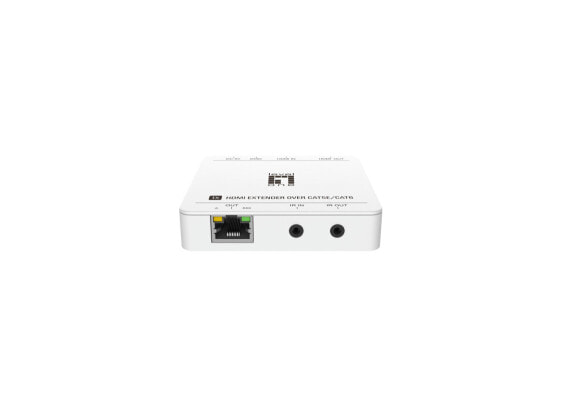 LevelOne HVE-9007 - 3840 x 2160 pixels - AV transmitter & receiver - 70 m - Wired - White - HDCP