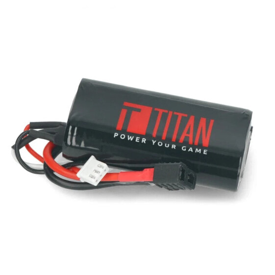 Li-Ion Titan 3000mAh 16C 2S 7.4V battery - DEAN - 67x37x19mm