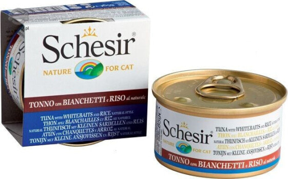 Schesir SCHESIR KOT 85g pusz. TUNA SMAŻONE RYBY