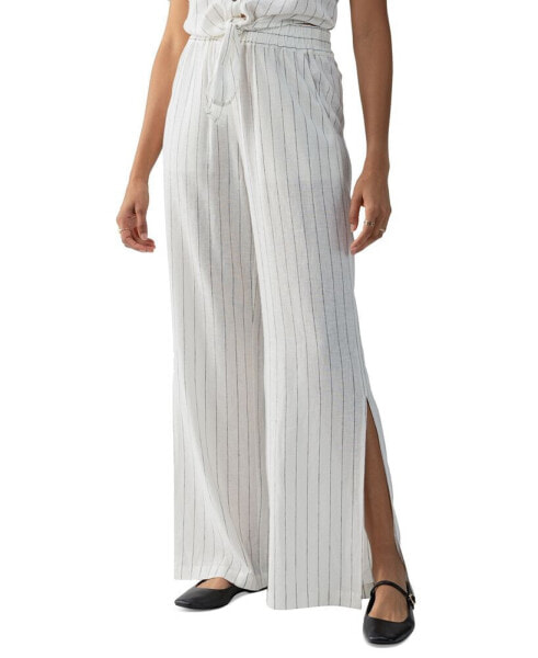 Women's Ocean Front Striped Wide-Leg Pants