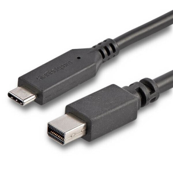 Кабель USB-C к Mini DisplayPort StarTech.com 1.8 м - 4K 60 Гц - Черный - USB Type-C - Mini DisplayPort - Мужской - Прямой