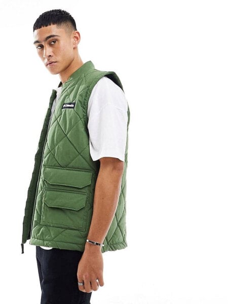 Columbia Rad Padded vest gilet in green