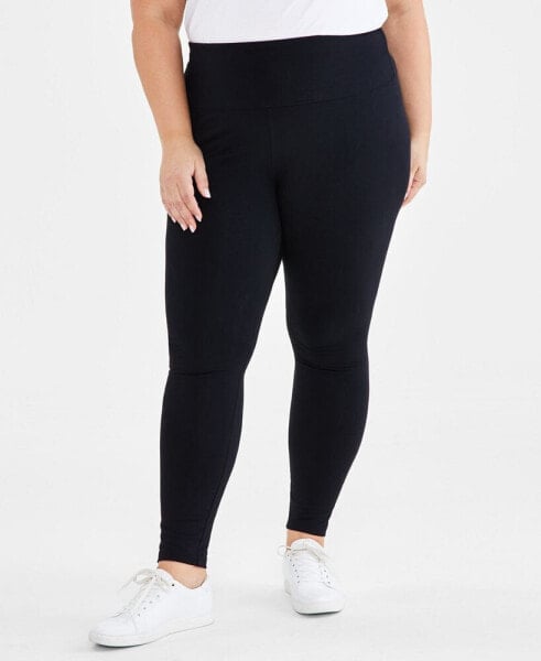 Plus Size High-Rise Leggings, Created for Macy's