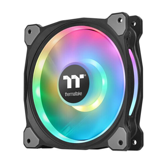 Thermaltake Riing Duo 14 LED RGB Premium Edition - Fan - 500 RPM - 1400 RPM - 26.2 dB - 60.87 cfm - Black