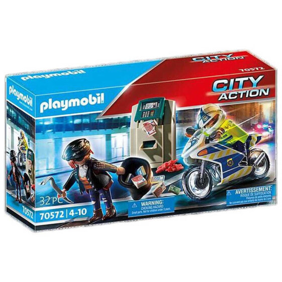Конструктор Playmobil Police Motorcycle Pursuit Of Thief &nbsp;
