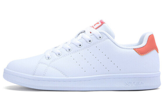 TepBeep Textile Sneakers - Round Toe with Laces, Anti-Slip Cushioning, Low-Top, White-Pink