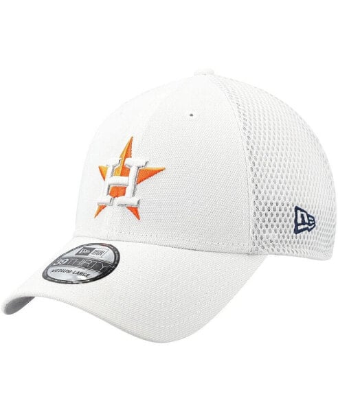 Men's White Houston Astros Neo 39THIRTY Flex Hat