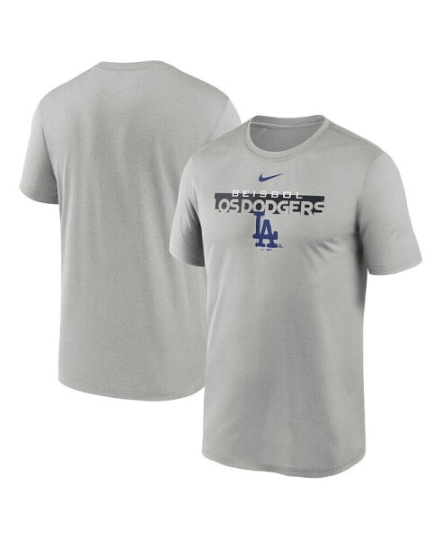 Men's Gray Los Angeles Dodgers City Connect Legend Performance T-shirt