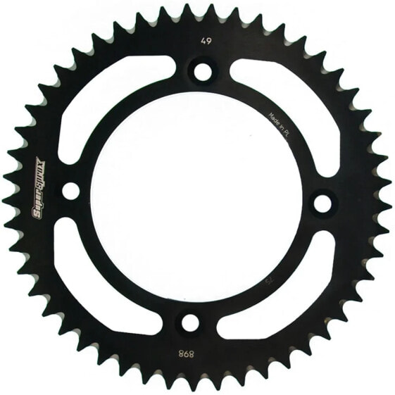 SUPERSPROX Aluminium KTM 428x49 RAL898X49BLK rear sprocket