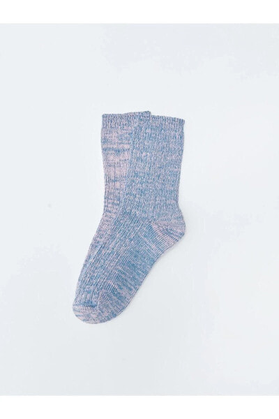 LCW DREAM Kendinden Desenli Kadın Soket Çorap