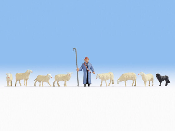 NOCH Sheep and Shepherd - Multicolour