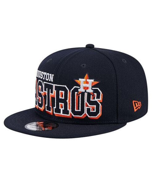 Men's Navy Houston Astros Game Day Bold 9FIFTY Snapback Hat