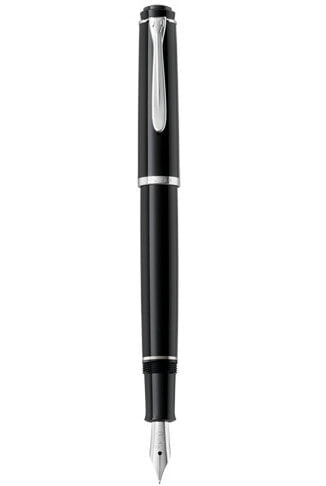 Pelikan Classic 205 - Anthracite - Black - Cartridge filling system - Stainless steel - Medium - Ambidextrous - Germany
