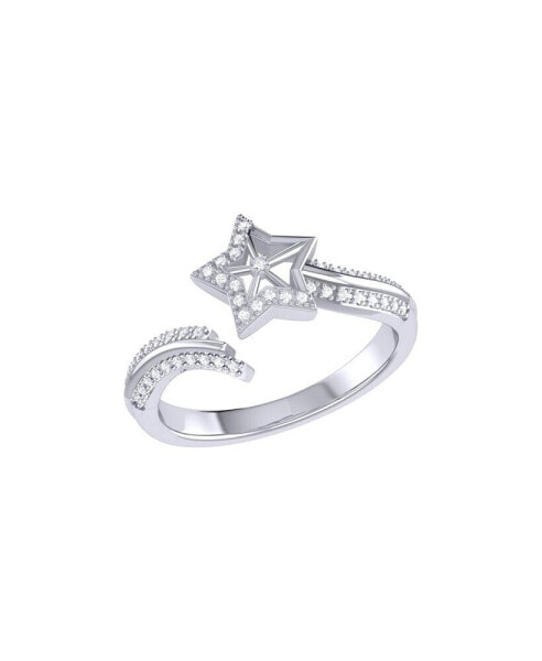 Milky Way Design Sterling Silver Diamond Women Ring