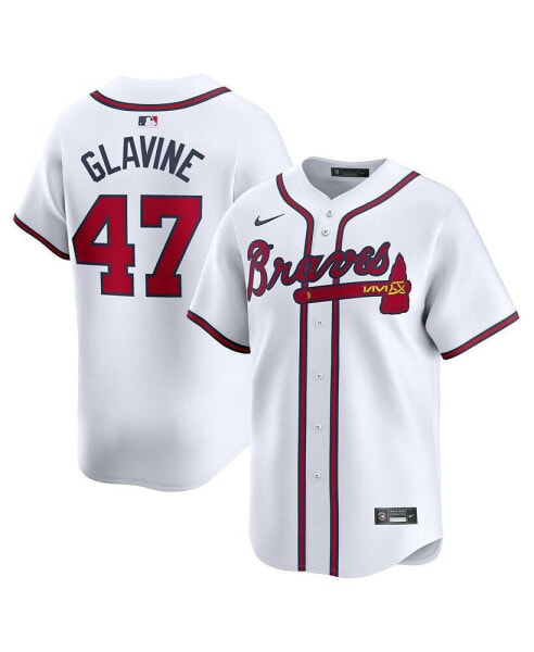 Men's Tom Glavine White Atlanta Braves Home limited Player Jersey