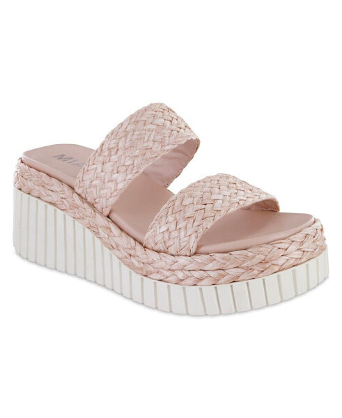 Women's Zayla Raffia Wedge Slide Sandals