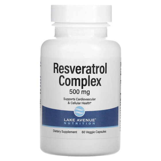 БАД Ресвератрол Lake Avenue Nutrition, 500 мг, 250 капсул