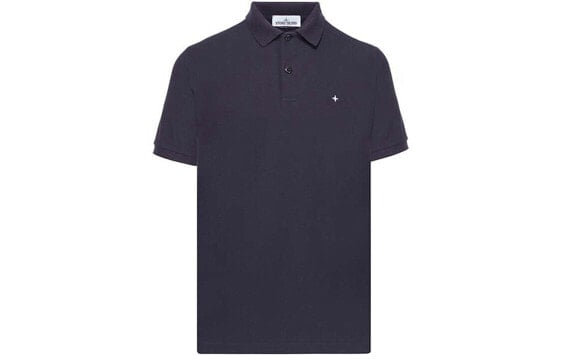 STONE ISLAND石头岛 SS21 棉质短袖polo衫 男款 黑色 送礼推荐 / Поло STONE ISLAND SS21 polo 741521717-V0029