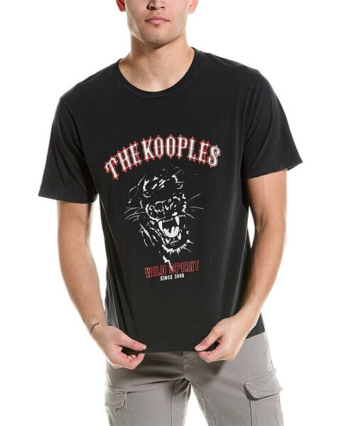 The Kooples Graphic T-Shirt Men's Black S