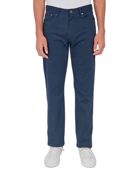 Men's Regular Fit Solid 5 Pocket Pants