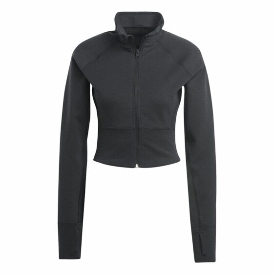 Спортивная куртка Adidas Aeroready Studio черная для женщин