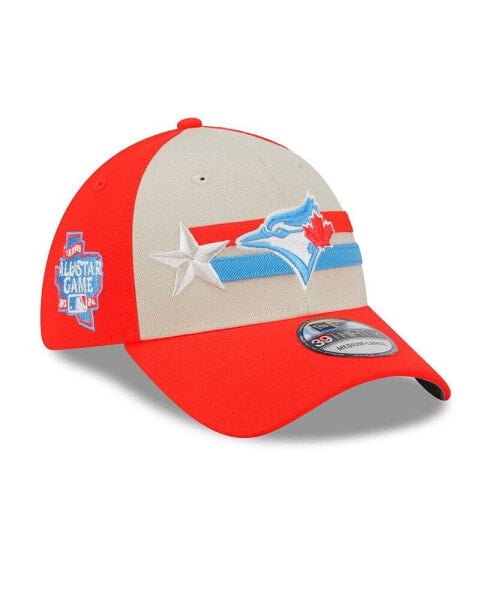 Men's Tan/Coral Toronto Blue Jays 2024 MLB All-Star Game 39THIRTY Flex Hat