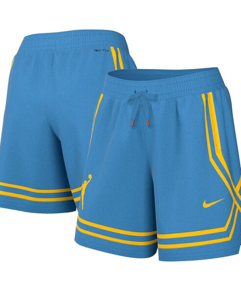 Women's Blue WNBA Logowoman Team 13 Crossover Performance Shorts