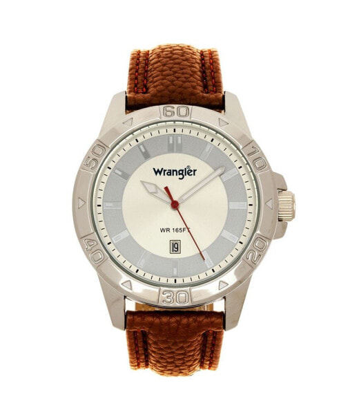 Часы Wrangler 46MM Silver Colored  Ivory Dial