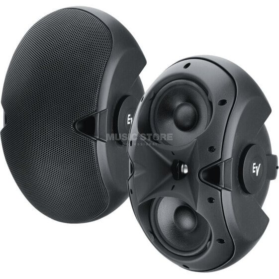 Electro Voice EVID 6.2 Twin 6" Surface Mount Speaker System Black