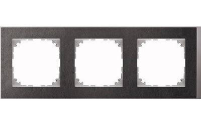 MERTEN MEG4030-3669 - Aluminium - Black - Stone - Thermoplastic - Screwless - Merten - 1 pc(s)
